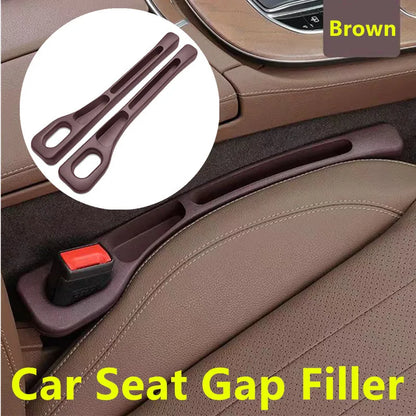 Pair Car Seat Gap Filler Side Seam Plug Strip Leak-proof Filling Strip For All Car Model Wallet Phone Holder Car Accessories